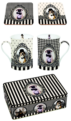 Sada dvou hrnků Barocco Dogs