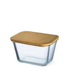 Simax dóza na potraviny s bambusovým víkem 1,35 l