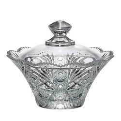 Crystal Bohemia dóza s víkem Sissi 205 mm
