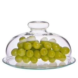 Trendglas Jena talíř s poklopem Cheese Dome 20 cm