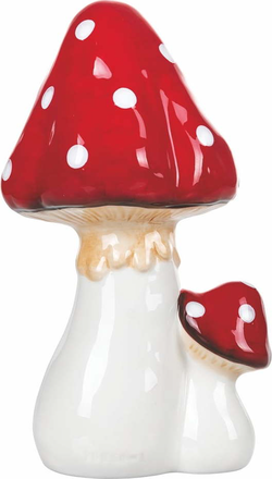 Keramická vánoční dekorace VDE Tivoli 1996 Fungo, výška 23,5 cm