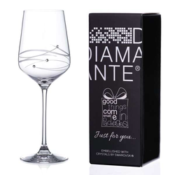 Diamante JFY Spiral sklenice na víno 450 ml