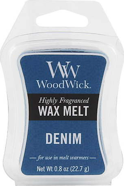 Vosk do aromalampy WoodWick Denim, doba hoření 8 h