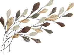 Bílo-hnědá nástěnná dekorace Mauro Ferretti Ramo, šířka 46 cm